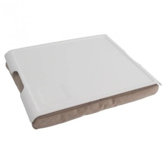 Универсальная подставка-поднос "Laptray" белый/коричневый